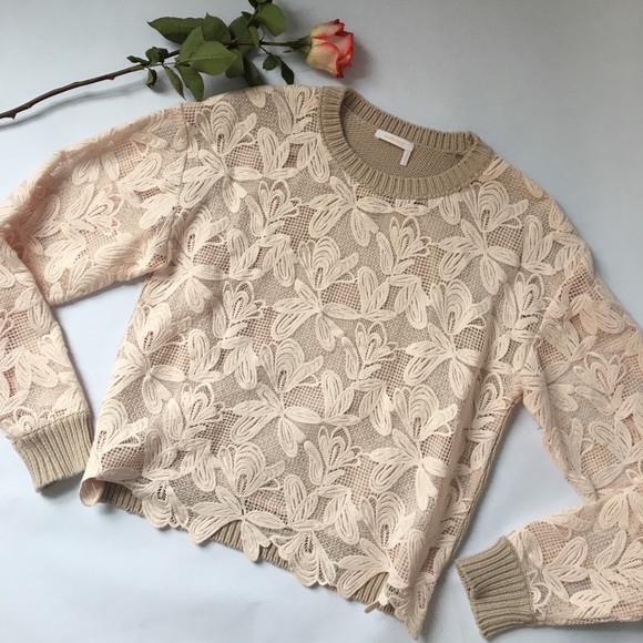 Chloe Lace Sweater | Poshmark